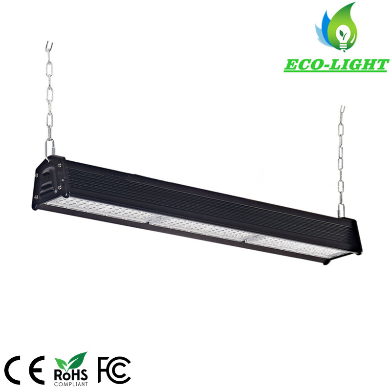 5 years warranty black aluminum meanwell driver 150w led linear highbay lamps