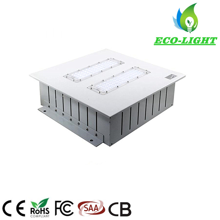 3 Years or 5 years Warranty 130LM/W 100W LED Gas Station Light 