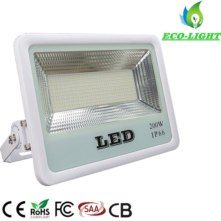 Factory Direct 200W Outdoor Waterproof Ultra-Thin Energy-Saving SMD LED Flood light