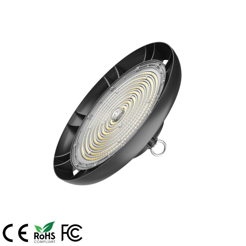 ZH isolated driver 200W 150LM/W IP65 UFO High bay Warehouse Light 