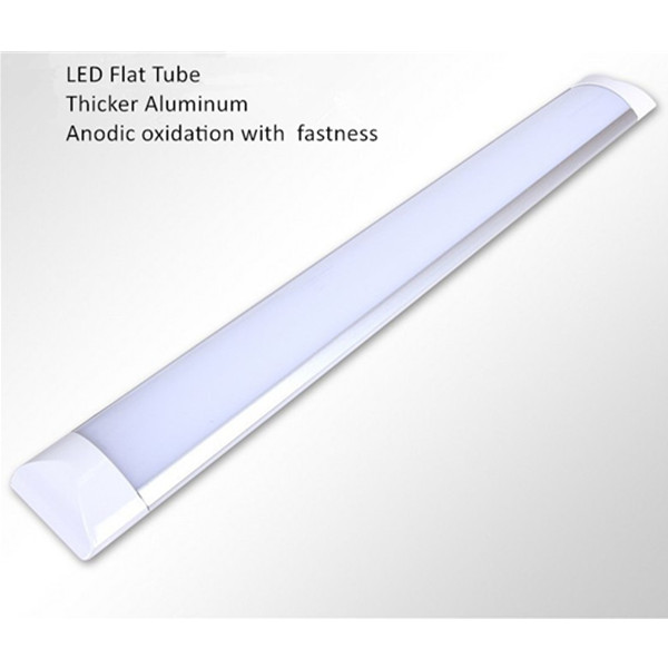 300MM 9W LED Dust-proof Flat Tube Light for Indoor use with Frosted PC Cover