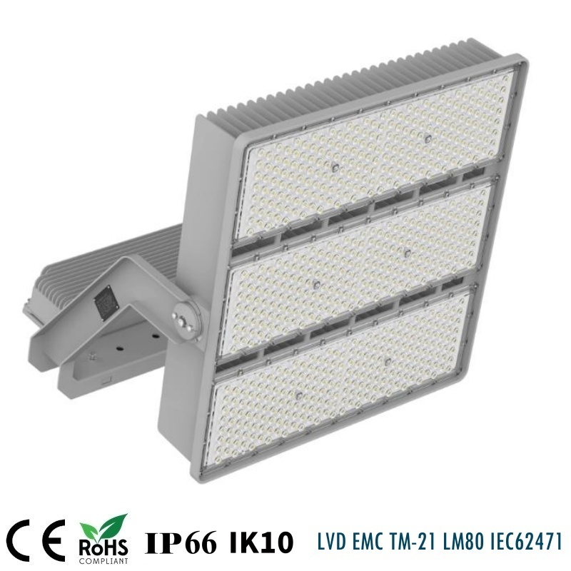 IP66 IK10 CE RoHS ST21 1800W LED Projector
