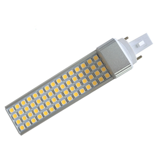 13W G24 E27 PL LED Bulb with PC cover or without cover 3 years warranty