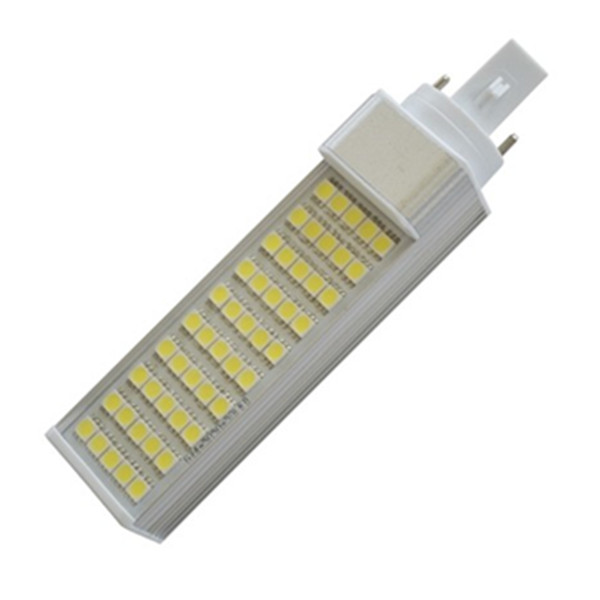 12V 85-265V 10W G24 E27 PL LED Bulb with PC cover or without cover 3 years warranty