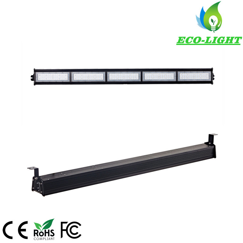 5 years warranty meanwell driver complete black aluminum 250w linear light led high bay