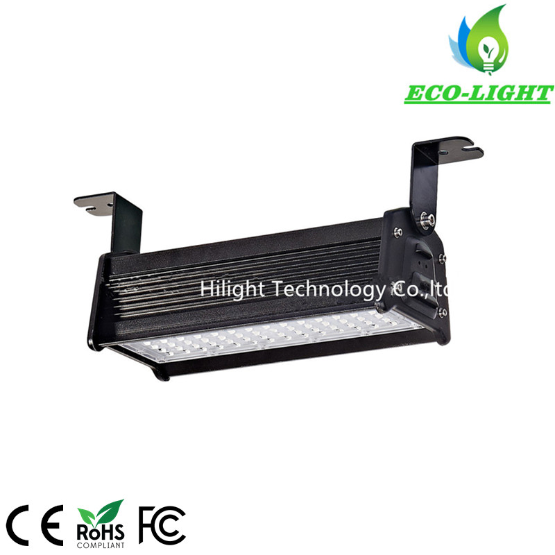 5 years warranty black aluminum meanwell driver 3030SMD 50w linear high bay light led