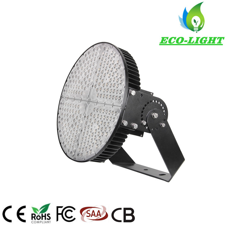 IP65 waterproof 500W LED round stadium floodlight for square,football field lighting