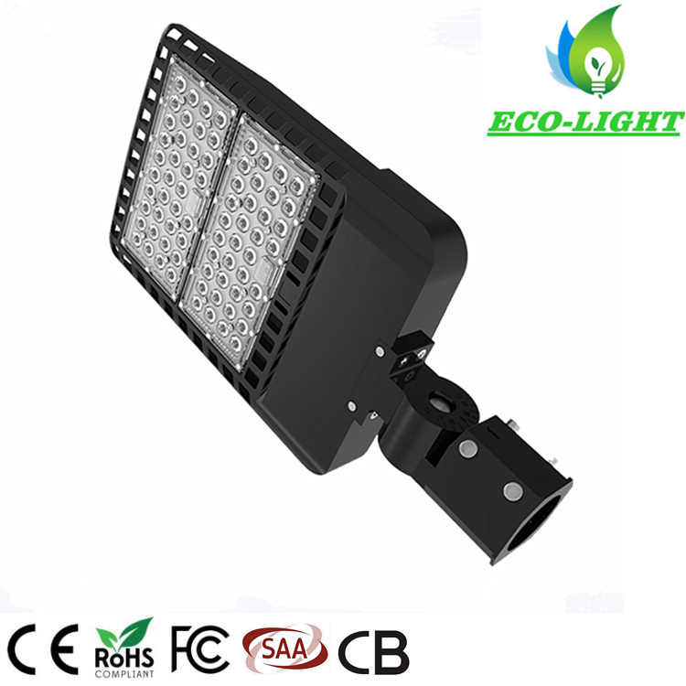 Factory direct 150W LED new type American standard shoe box street light parking lot street light with 5 years warranty