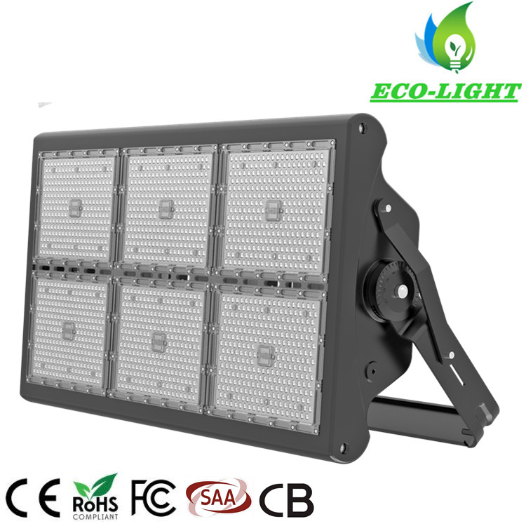 High Power LED Module IP66 Outdoor Waterproof 1500W LED High Pole Stadium Flood Light