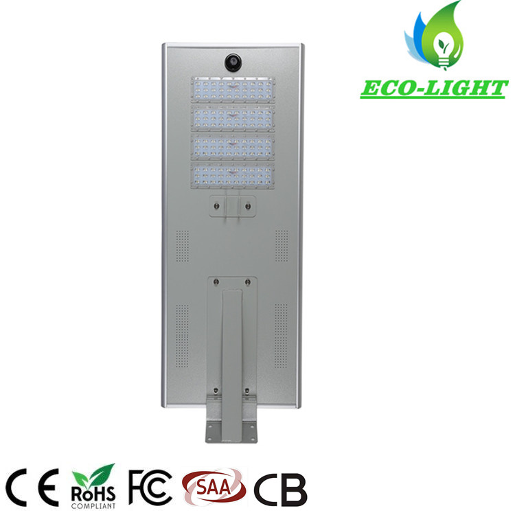 High Power Outdoor Waterproof LED Integrated Solar Street Lights 80W