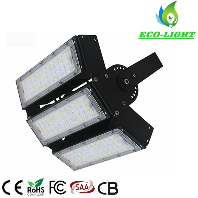 High Power 150W IP65 Waterproof Adjustable Angle SMD Module LED Tunnel Light Flood Lamp