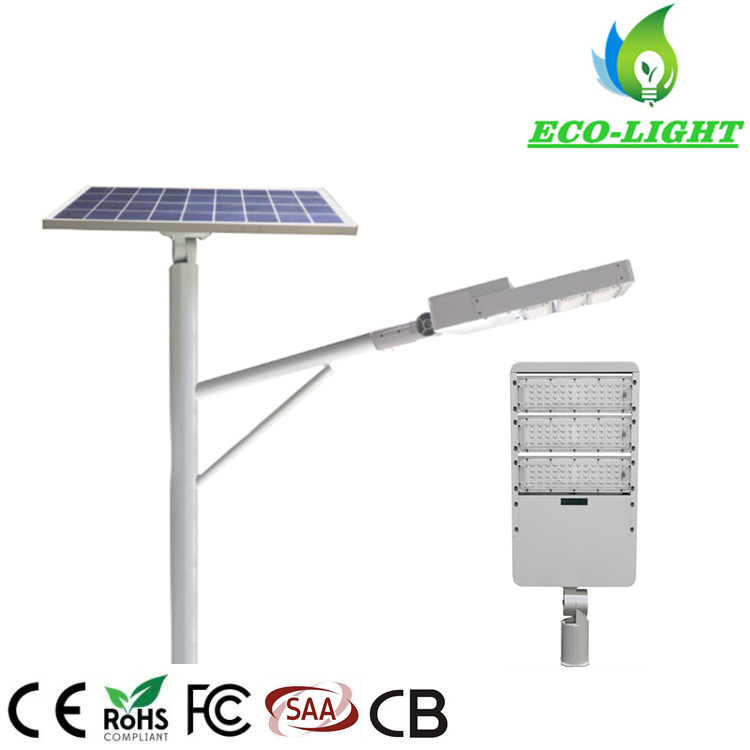  Energy Saving IP65 120 Watt Module Split LED Solar Street Light for Urban Road Lighting