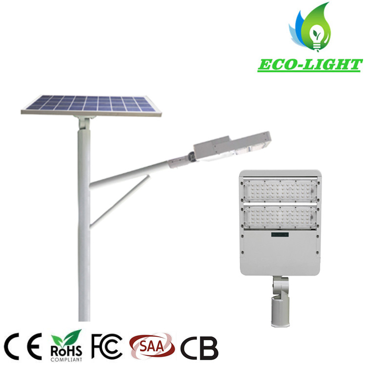 Outdoor Waterproof 60 Watt IP65 LED SMD Module Solar Street Light with Light Pole