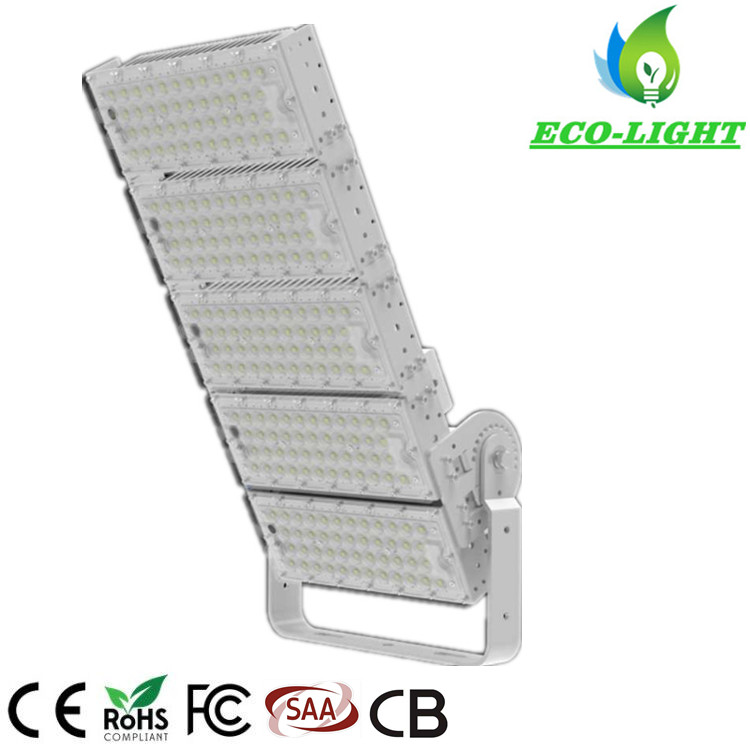 7 Years Warranty Outdoor IP66 700W Asymmetric 50 Degree LED Modular Tennis Court Lamp