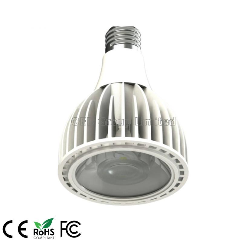 AC100-240V E26 E27 aluminum radiator 25W Par 30 LED bulb light