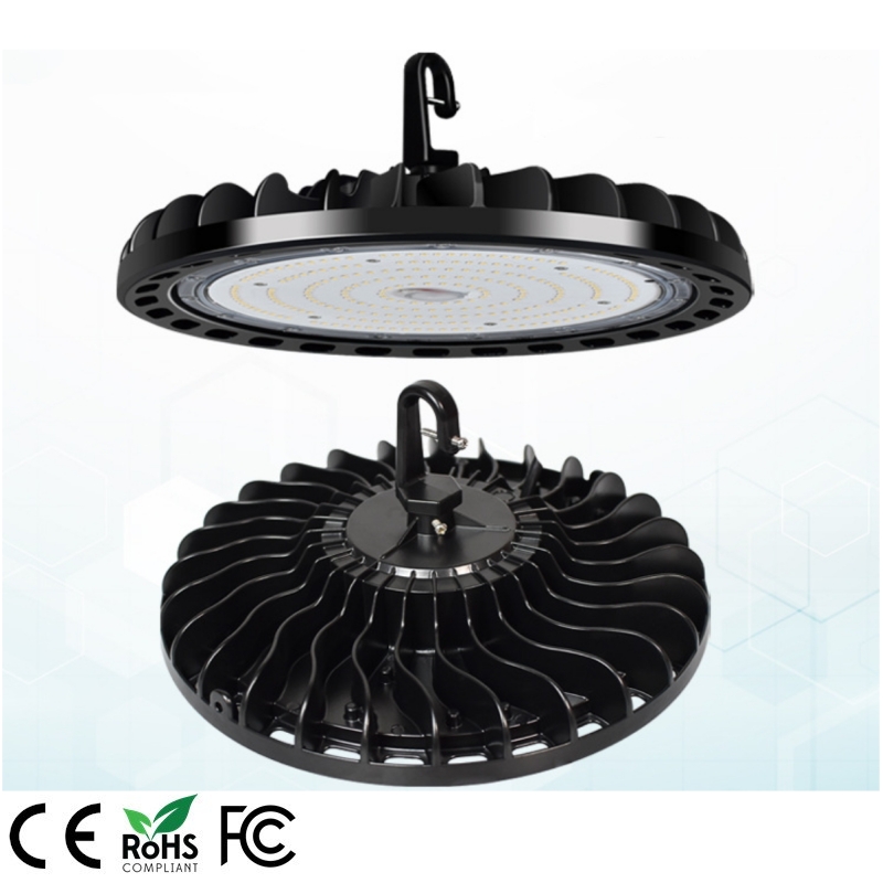 Factory price IP65 AC100-277V 130LM/W 200W UFO High bay Light