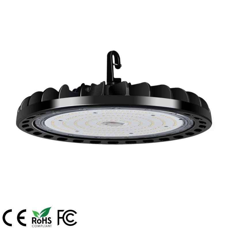 Factory price IP65 AC100-277V 130LM/W 100W UFO High bay Light