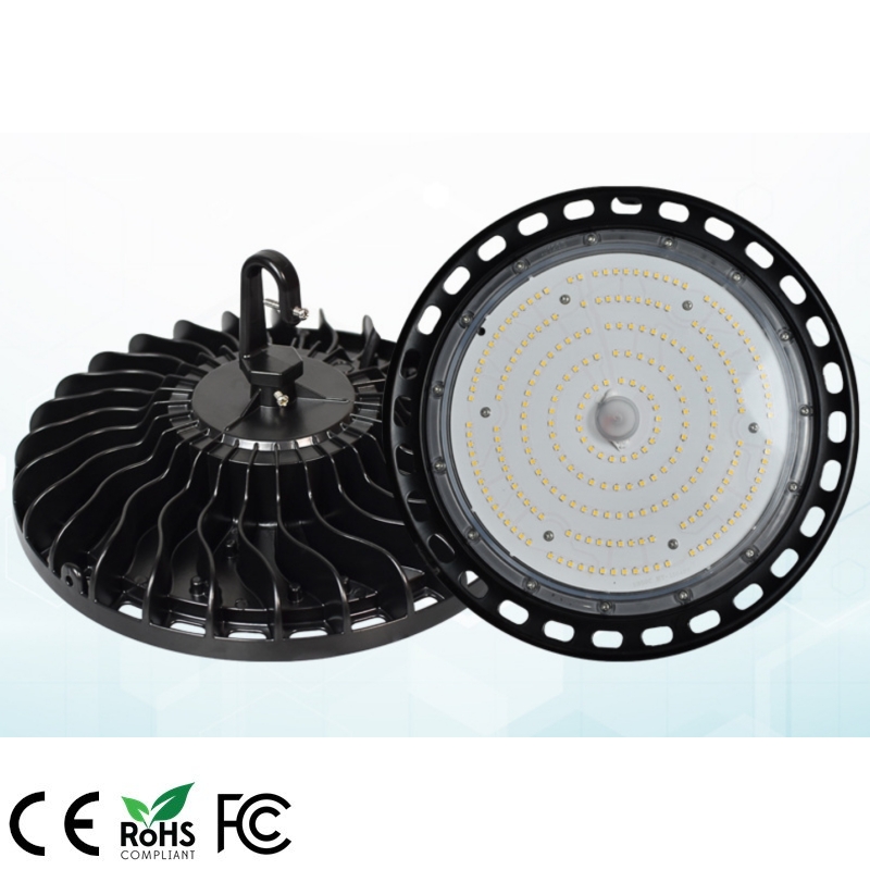 Factory price IP65 AC100-277V 130LM/W 150W UFO High bay Light - 副本