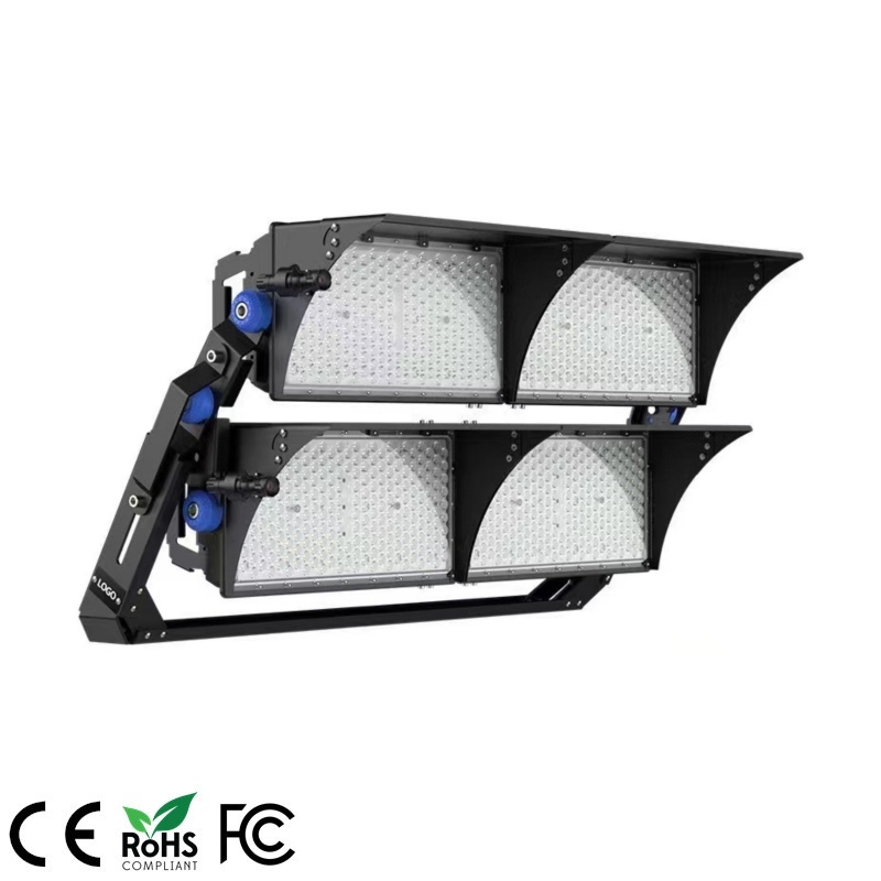 IP66 outdoor pole lights 2000W 40-50m high mast led stadium flood light 