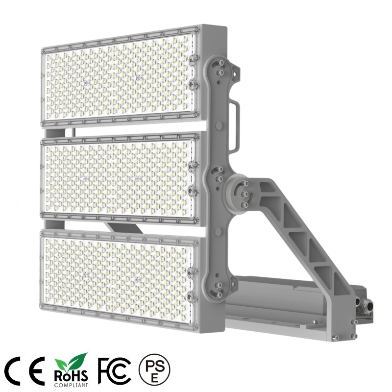 IP66 IK10 CE RoHS ST21 1500W LED Sports Light 170LM/W